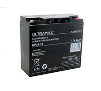 Ultramax NP22-12, 12 V 22 Ah pour UPS, démarreur de secours, mobilité, etc. NP17-12 ; NP18-12