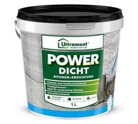 Ultrament 82451900116608 Dicht 1L Power Joint Universel Super Flexible-Étanchéité de Toit et Bricolage-1 Litre, Noir