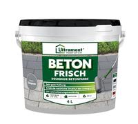 Ultrament Béton frais et opaque - Peinture pour sol - 4 litres - Gris