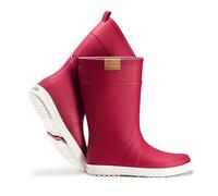 Ultrapower Bottes en caoutchouc unisexes | Bottes de pluie en caoutchouc | Bottes basses en caoutchouc | Bottes de boue mi-hautes | Design brossé | Tailles 36-47, Regnrask rouge et blanc, 43 EU
