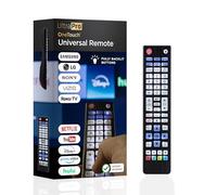 UltraPro Télécommande de rechange rétroéclairée One Touch pré-programmée pour Samsung, Sony, LG, Vizio, Roku TV 2 80830