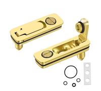 Ultraray Accessoires pour Zippo Briquets, Joint pour Insert, Pièces de Rechange Kit avec Coussin en Coton, Set d'Accessoires en Métal Contre Évaporation (Doré)