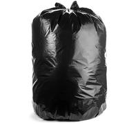 Ultrasac UL-39586BK Lot de 15 sacs poubelle très résistants - 99,1 x 147,3 cm - Pour entrepreneur, construction et industrie - Noir