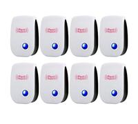 Ultrason Anti Moustique, Ultrason Souris et Rats, Répulsif Ultrason Anti-Rongeurs Insectes, 8 Pack Intérieur Répulsif Électronique Insectes pour Souris, Rats Fourmis Araignées Moustiques