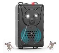 Ultrason Repulsif Rongeur pour Voiture avec Lumière, Répulsif Anti Martre pour Voiture avec 3 Modes d'alimentation, pour Anti Taupe Martre Ultrason Souris et Rats, Protéger Voiture Garage