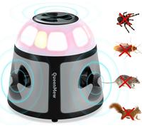 Ultrason Souris Et Rats 360¿¿ Appareil Ultrason Souris Avec Lumi¿¿Re Led Plug In Repulsif Souris Anti Rongeur Pour Int¿¿Rieur Protection Et Anti Nuisibles Jardin