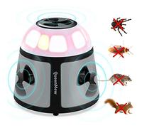 Ultrason Souris et Rats 360° Appareil Ultrason Souris avec Lumière LED Plug in Repulsif Souris Anti Rongeur pour Intérieur Protection et Anti Nuisibles Jardin