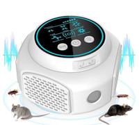 Ultrason Souris et Rats Puissant, 360° Répulsif rongeurs à Ultrasons 3 Modes Anti Souris Répulsif Souris, 300 M² Large Portée Ultrasons Anti Rongeurs pour Souris Rat Araignée Moth Fourmi