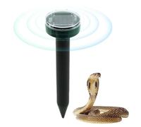 Ultrasonic Cat Repeller Device - Solar Powered Outdoor Warning Tool for Garden Lawn | Ultrasonic Animal Stake for Camping Backyard Patio Yard Protection from Stray Cats Dogs and Wildlife