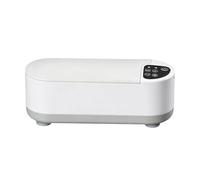 Ultrasonic Contact Lens Cleaner - Digital Jewelry Eyeglass Braces Cleaning Machine, High Frequency Wave Washer | Compact Automatic Storage Box, Men Women Students Home School Office Travel Device