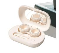 Ultrasonic Contact Lens Cleaner Machine - ABS Contact Lens Washer | USB Rechargeable Cleaning Device | Magnetic Suction Case, Compact Care Tool For Travel Dormitory Office Daily Use