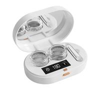 Ultrasonic Lens Cleaner - Portable Cleaning Machine for Travel | Fast Care with Compact Design, Easy Contact Washing Device, Men Women Adults Daily Monthly Yearly Night Use
