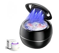 Ultrasonic Retainer Cleaner Machine, Portable 360° Deep Cleaning Ultrasonic Machine,UV Cleaner Machines for Dentures, Retainers, Aligners, Mouth guards,Jewelry (Black)