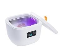 Ultrasonique Nettoyage Machine Bijoux Lunettes Pièces de Monnaie Dentiers 255ml Réservoir Capacité 360° Ultrasonique Nettoyeur avec 4 Nettoyage Modes pour Bijoux Prothèses Dentaires Pièces de Monnaie