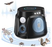 Ultrasons Souris et Rats 360°, Repulsif Souris Ultrasons avec 3 Modes, Appareil Ultrason Souris Anti Souris pour Souris d'intérieur,Anti Rat Ultrason pour Greniers, Garages, sous-sols
