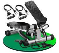 Ultrasport 2-in1 Premium Mini Stepper with Resistance Bands I Fitness Steppers for Exercise Workout with Non-Slip Pedals and LCD Monitor, Exercise Stepper for Home Full Body Cardio Training