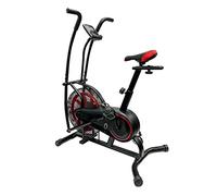 Ultrasport Air Bike, vélo d'exercice avec ceinture silencieuse, grande roue de ventilateur pour la résistance de l'air lors du pédalage, avec guidon mobile pour l'entraînement des bras