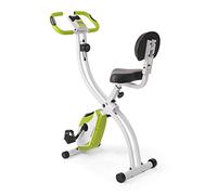 Ultrasport F-Bike Vélo d’Appartement Pliable I Vélos d'Appartement Extra Silencieux jusqu'à 130 kg avec Selle Confort, Velo d Appartement Pliable (Vert-Blanc), F-Bike 200B