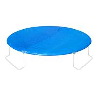 Ultrasport Housse Trampoline, adaptée aux Trampoline Taille 180/183cm, Facile à Utiliser avec Une Construction sûre, résistante UV et intempéries,Robuste, imperméable et Stable, Film PVC Solide, Bleu