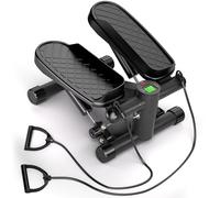 Ultrasport Mini Stepper Fitness Appartement I Mini Stepper Escalier Sport avec Écran LCD I Fitness avec Cordes de Puissance pour l'Entraînement des Jambes, des Bras, des Fesses