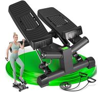 Ultrasport Mini Stepper Fitness Appartement I Mini Stepper Escalier Sport avec Écran LCD I Fitness avec Cordes de Puissance pour l'Entraînement des Jambes, des Bras, des Fesses