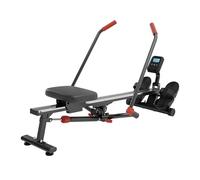 Ultrasport Rameur Pliable Appartement I 12 Niveaux I Extra Silencieux I Jusqu’à 110 KG Certifié | Rameurs Hydraulique de Musculation, Rowing Machine Professionnel