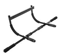 Ultrasport Unisex 4-1 Barre de traction, barre traction de porte, entraîneur multifonctionnel, équipement d'entraînement pour maison et le bureau, traction, longueur du cadre env. 73 à max. 89, Noir