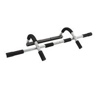 Ultrasport unisexe 4-1 Barre porte entraîneur haut corps, Montage sur porte appareil multifonctionnel pour barre traction à la maison et bureau, Gris et Noir