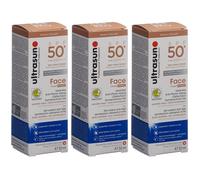 ULTRASUN Gel solaire anti-âge visage SPF50+ Crème 3x50 ml