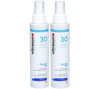 ULTRASUN Sports Spray solaire transparent SPF 30 2x150 ml
