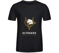 Ultravox Rage in Eden Rock Mens O Neck Cotton t Shirt Black S