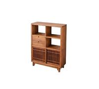 ULTRAWAVE Bibliothèque Bibliothèque en Bois, Armoire latérale, Petite bibliothèque de Style Chinois, Balcon, Salon de thé, vitrine, Armoire de Rangement Organiseur De Livres