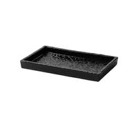 ULTRAWAVE Plateaux de Service Plateau de Rangement en céramique for Salle de Bain, Articles de Toilette, Serviettes, Plateau de Rangement for Chambre modèle d'hôtel Plateau de Dîner(B,M)