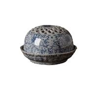 ULTRAWAVE Porte-encens pour Bâtons Brûleur D'encens Haut De Gamme en Poterie Bleu Et Blanc Rétro for La Maison Et Le Bureau Brûleur D'encens