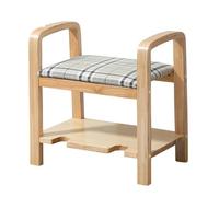 ULTRAWAVE Tabouret D'entrée Tabouret à Langer Nordique Meuble à Chaussures chez l'habitant avec accoudoir Tabouret Domestique Simple Armoire de Rangement Multicouche Banc À Chaussures