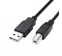 ULTRICS Cable Imprimante USB 3M, USB 2.0 Cable USB a vers USB B, Câble Scanner Cordon, Compatible avec Câble Imprimante Epson, Canon, Brother, Lexmark Scanners et Tous Les Autres Appareils USB Type B