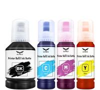 ULTRICS Kit de Recharge d'encre Universelle pour imprimantes CISS et Cartouches d'encre compatibles avec Epson Canon, Brother, Dell, HP, Lexmark Kodak Xerox