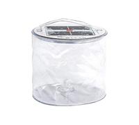 Ultron 185953, Save E Lantern White pliable de LED Lanterne à énergie solaire, plastique, transparent, 10.9 x 12,7 x 2,54 cm