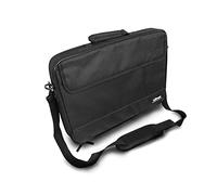 Ultron Case Plus Sac à bandoulière compact pour ordinateur portable avec poches pour rangement d'accessoires - Convient aux ordinateurs portables jusqu'à 17" - Noir