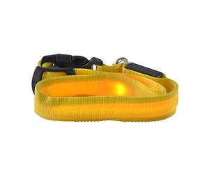 Ultron LED économiser E Collier pour chien Jaune 142446
