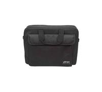 Ultron Sacoche Ordinateur Portable 17" (43.2cm) Polyester 600D Noir - Dimensions Compartiment: 400x35x290mm, Poche Avant, Sangle d'Épaule Amovible 420x320x40mm