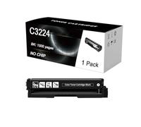 ULUCAN C3224 C3210K0 Cartouche De Toner Noire De Remplacement pour Imprimantes pour Lexmark C3224dw C3326dw C3426dw MC3224adwe MC3224dwe MC3224i MC3326adwe MC3326i MC3426adw MC3426i,Black-1 Pack