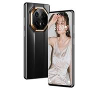 ULUCAN Mate70 RS Téléphone Portable 5G débloqué, Smartphone avec Snapdragon 8 Gen3 (10 cœurs), Android 14.0, 16 Go de RAM, 1 to de ROM, Reconnaissance faciale, Verrouillage,Black-1TB