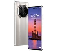 ULUCAN Nouveau Smartphone Mate70 RS Pas Cher, débloqué sous Android, Appareil Photo en Mode Nuit, processeur Snapdragon 8 Elite, Batterie 8000 mAh, résolution 1440 x 3040,White-1TB
