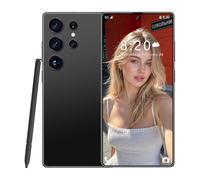 ULUCAN S25 Ultra avec Stylet intégré, Smartphone Android déverrouillé, 16 Go de RAM et 1 to de ROM, écran perforé, caméra Frontale 72 MP, caméra arrière 108 MP, Charge Ultra Rapide,Black-7.3