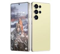 ULUCAN Smartphone 5G S26 Ultra avec Stylet intégré, écran HD de 7,3 Pouces, déverrouillage par Reconnaissance faciale, Batterie 8000 mAh, Design Ultra-Fin, Port USB-C, téléphone Portable,Gold-7.3IN