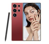 ULUCAN Smartphone S26 Ultra Global Version 5G, Double Carte SIM, écran HD 7,3 Pouces, 8 000 mAh, étanche, Compatible Reconnaissance faciale, Android 14.0,Red-1TB