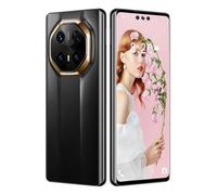 ULUCAN Téléphone Portable Android Mate70 RS débloqué, Android 14, Snapdragon 8 Gen3, 16 Go, 1 to, 8 000 mAh, Charge Rapide, écran HD, Appareil Photo 72 Mpx et 108 Mpx, 5G, Double SIM,Black-1TB