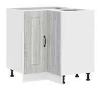 ULUYYUC Armoire d'atelier - Armoire de cuisine - Buffet - Meuble bas d'angle - En bois - Gris Sonoma - Pour cuisine, salle à manger, couloir, salon