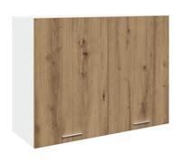 ULUYYUC Armoire multi-usages - Vitrine - Armoire de bar - Armoire suspendue - Chêne artisanal - 80 x 31 x 60 cm - Matériau dérivé du bois pour salle à manger, bureau, salon, atelier